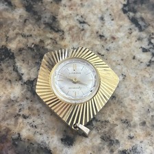 Vintage Lucerne Pendant Necklace Watch For Parts/Repair Untested