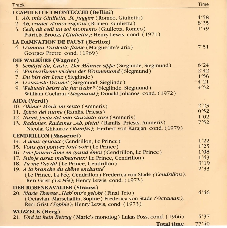 MARILYN HORNE Rarities - Live Performances 1966 - 1979 | excellent (C8261) - Bild 3 von 4