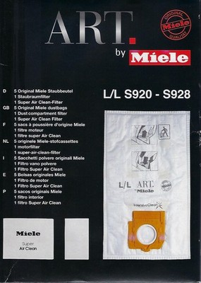 MIELE art Dustbags L/L  Filter S920 S938 S900 S926 S928 type L