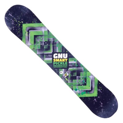 GNU SMART PICKLE PBTX Asymetric Banana Tech Snowboard Magne Traction 144cm