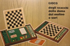 Scacchiera Gioco Degli Scacchi E Dama anni 60 70 Inga Italia 