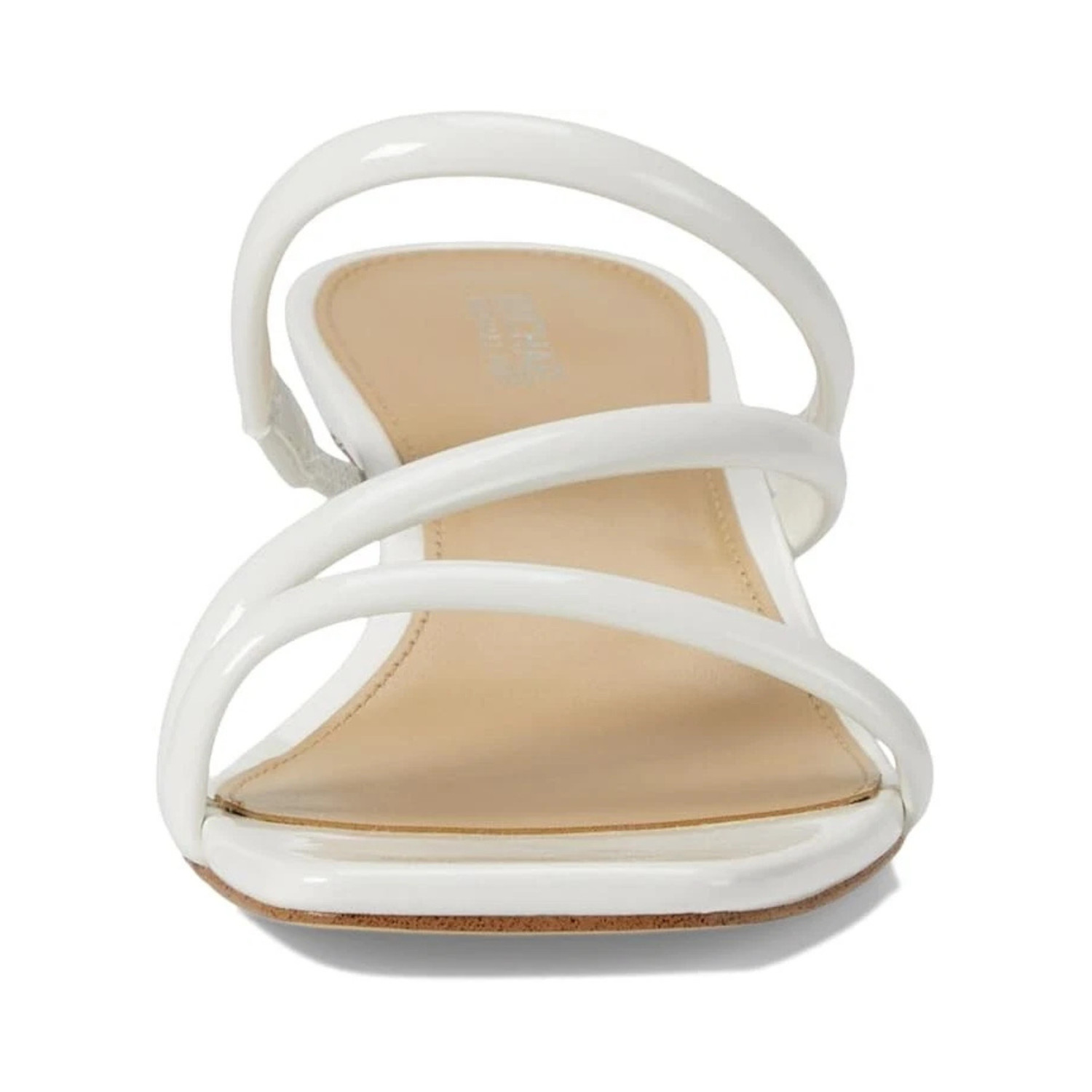 Michael Kors Celia Sandals Women's 8 White Slip On Sqaure Toe Kitten Heel DDK658 thumbnail 3