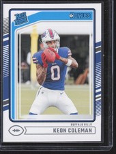2024 Donruss Rated Rookies Keon Coleman Auto Buffalo Bills #358