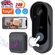 WiFi Video Doorbell Camera w/Chime 2-Way Audio Support SD Card & Cloud Storage