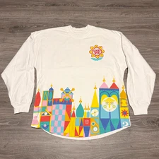 Disney Parks "It's a Small World" Spirit Jersey "Good Bye" Adult Size Small RARE