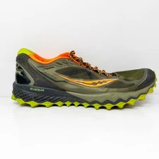 Saucony Mens Peregrine 6 S20302-3 Green Running Shoes Sneakers Size 9.5