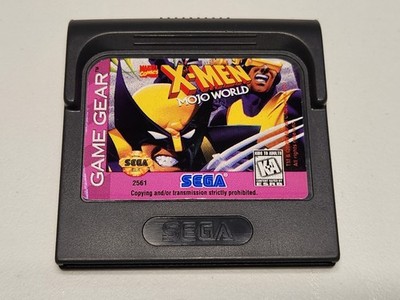 X-Men: Mojo World Sega Game Gear Game Cartridge Authentic