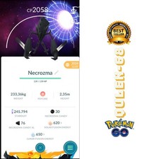 Pok mon Go - NON Shiny Necrozma background Special 2024 - Trade Registered