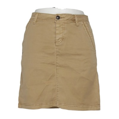 Edco, Rock, Größe: 34, Beige, Baumwolle/Elasthan, Einfarbig, Denim, Damen #K9f