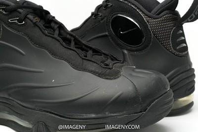 NIKE TOTAL FOAMPOSITE MAX USED SIZE 8 BLACK TIM DUNCAN 472498-010