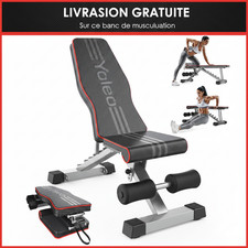 Banc de Musculation Réglable Pliable 660 lbs – Banc Incliné Fitness