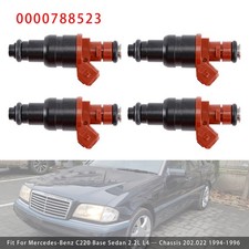 4Pcs Einspritzdüse Für Mercedes-Benz W210 S210 W202 W124 C208 C230 0000788523