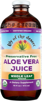 Lily Of The Desert Organic Aloe Juice For Gut Health And Wellness 32 Oz