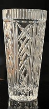 Marked Waterford "Killeen" Vase Irish Hand Cut 10&rdquo; Centerpiece Discontinued