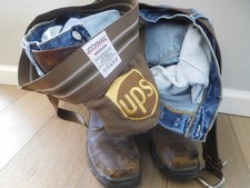 Mens Vintage Jock Strap Rare UPS Jockstrap Brown M Medium