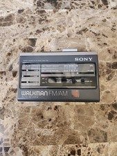 Vintage 80  s Sony Walkman WM-F69 portable radio cassette player