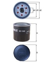 Knecht ÖLfilter Oc 1566 Anschraubfilter FüR Nissan Hyundai Renault Kia Micra K12