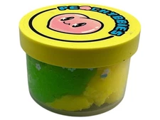 Peachybabies Chickybara Slime 6 Oz Jar With Yellow & Green Colors