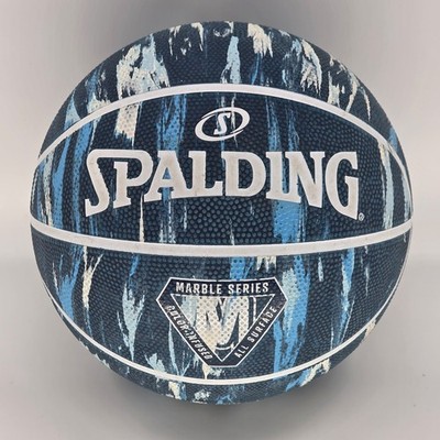 Spalding Basketball Ball Blue Marble Series Indoor/Outdoor Size 6 28.5 Rare