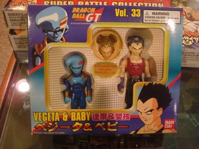 Dragon Ball GT Vegeta & Baby Vol 33 Super Battle Collection Bandai 1996 VTG