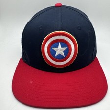 CAPTAIN AMERICA Marvel Comics Cap Hat SnapBack Adjustable GR44