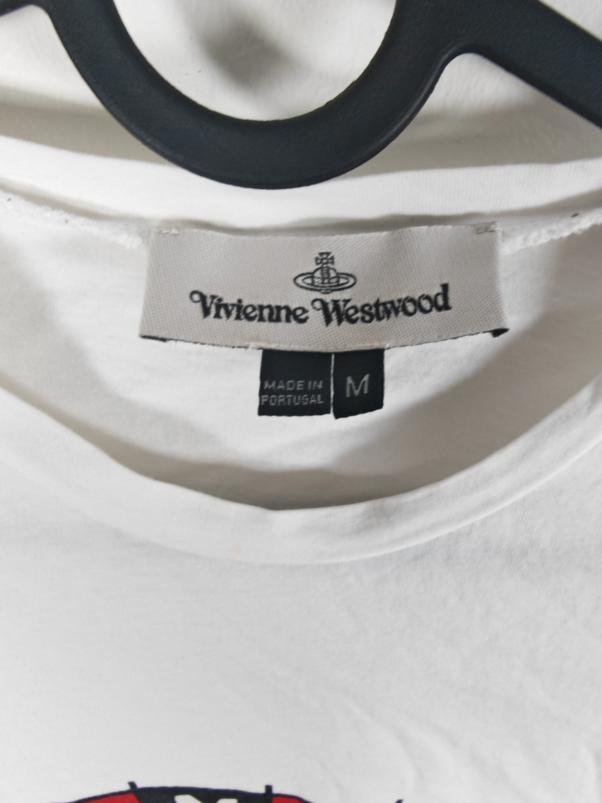 Vivienne Westwood T-Shirt Mens Medium White Criminal Bankers Graphic Orb Tee image 2