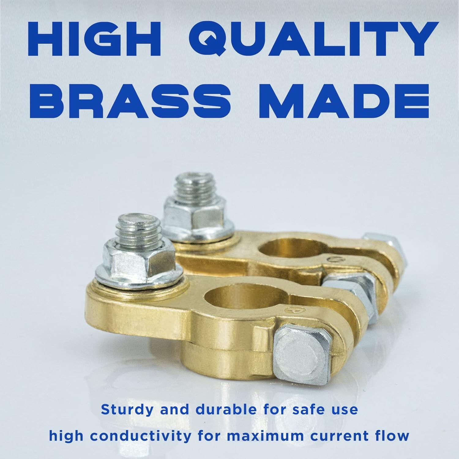 1 Pair Battery Terminal Connector, Heavy Duty Cable End Connector Compatible Wit