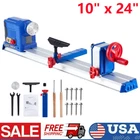 10x24" 600W Wood Lathe Benchtop Wood Lathe Machine Variable Speed Woodworking