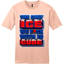 NEW ART SOCIETY x RETRO KINGS THE ONLY ICE DUSTY PEACH TEE SHIRT S-4XL MADE USA