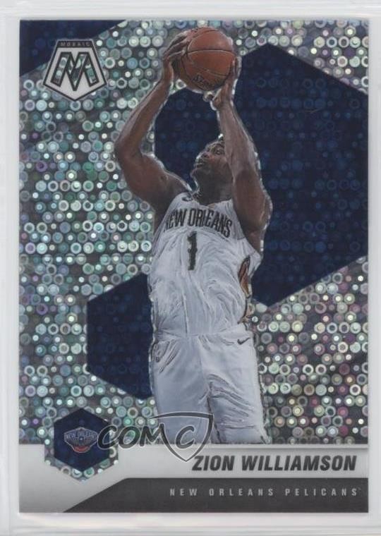 2020-21 Panini Mosaic Fast Break Silver Prizm Zion Williamson #49 0po0