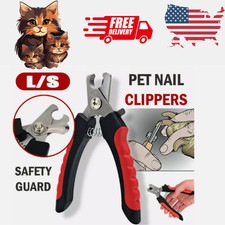 Pet Dog Cat Stainless Steel Nail Toe Trimmer Clipper Professional Grooming Tool