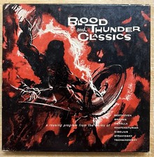 Blood and Thunder Classics 4 Track 7 Inch Reel Tape Beethoven Brahms Tchaikovsky