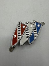 Original Gm 1960 Buick Lesabre Invicta Grille Emblem Tri-shield Badge