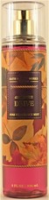 Bath  Body Works AUTUMN DRIVE Fine Fragrance Body Mist Spray 8 Oz