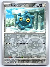 Bronzor 066/131 Common Prismatic Evolutions Pokemon Reverse Holo NM