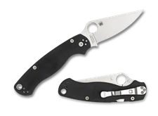 Spyderco Knives Para Millitary 2 Compression Left-hand Black G10 S45VN C81GPLE2