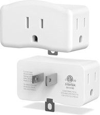 3 Prong to 2 Prong Grounded Adapter, 3 Pin to 2 Pin Polarized Plug Extender 2