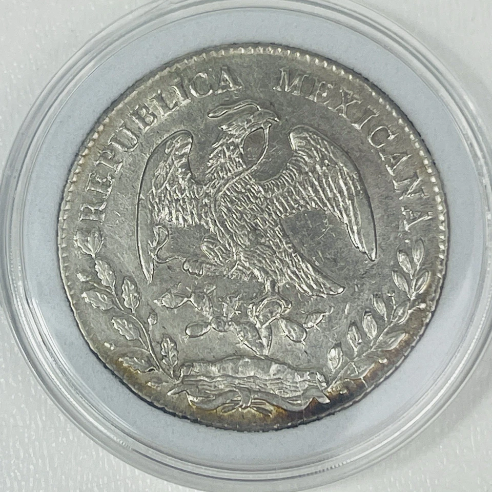 1878 MH Mexico 8 Reales Mexico City Mint Libertad Cap And Rays - Image 4 of 4