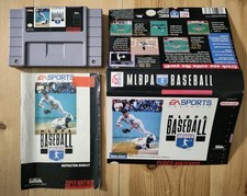 Thumbnail of ebay&reg; auction 147342954096 | MLBPA Baseball - SNES - Super Nintendo ⚡️