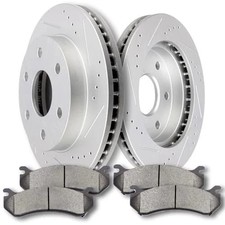  D785-7653 55054 Front 2pcs Brake Rotors + 4pcs Pads Fit For Cadillac Escalade 