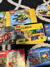 LEGO Instruction Manual Lot 20+ Speed Champions City Creator Marvel Technic