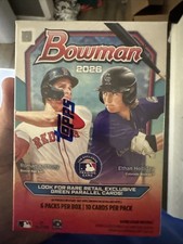 2026 BOWMAN BASEBALL VALUE BLASTER BOX (60 Cards) w/Chrome MLB Brand New QTY
