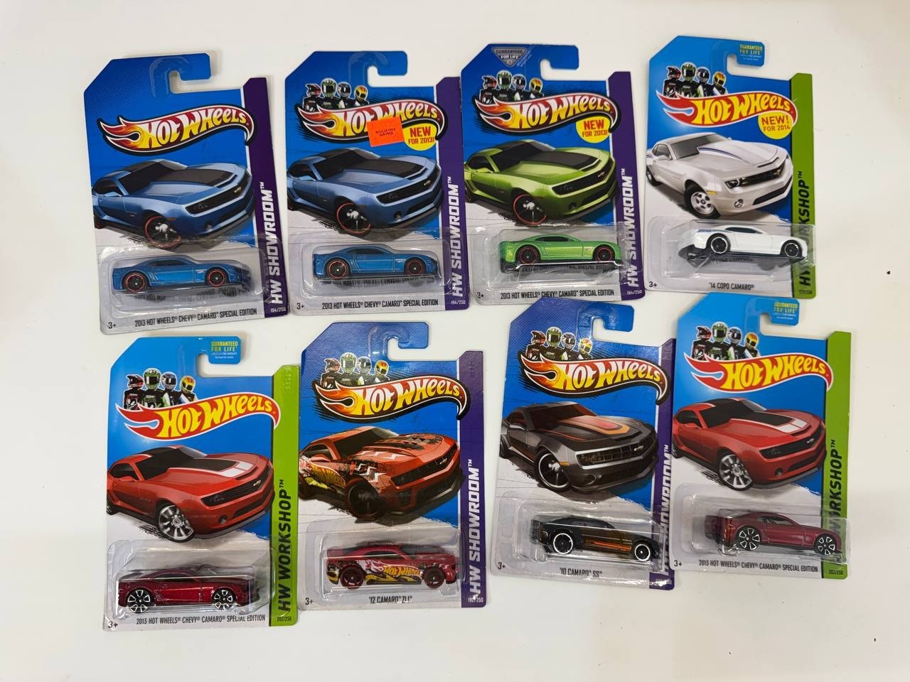 Hot Wheels Camaro Lot 8 COPO ZL1 SS 2013 Special Edition