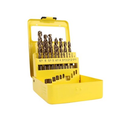 Cobalt Drill Bits Set 19pcs Metric M35 HSS 135 Degree Tip Split Point Jobber ...