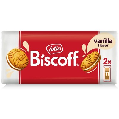 Lotus Biscoff Sandwich Cookies Vanilla 22 Cookies per pack 7.76 Ounce