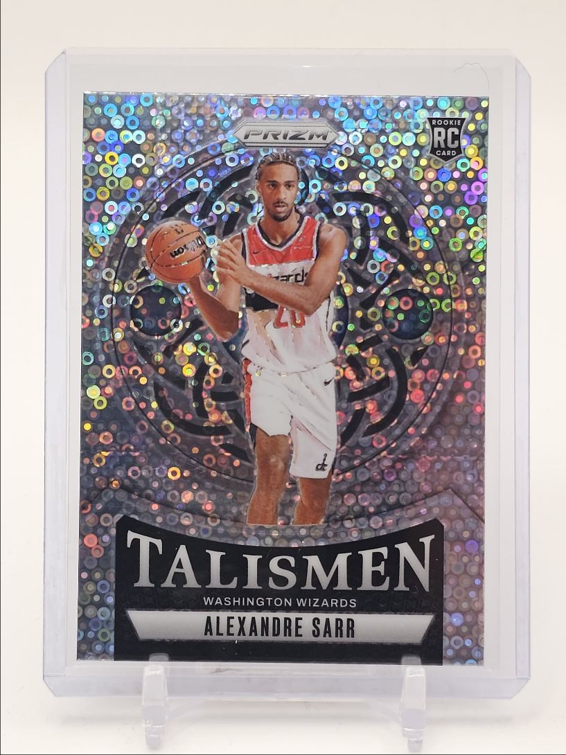 ALEXANDRE SARR 2024-25 PANINI PRIZM TALISMEN ROOKIE FAST BREAK #17 RC Q3549