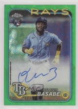 2024 Topps Chrome Logofractor Edition Green 17/99 Osleivis Basabe Auto 16m5