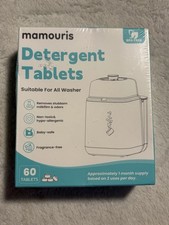 60pcs Official Detergent Cleaning Tablets: for Baby Brezza Grownsy Papablic Mom