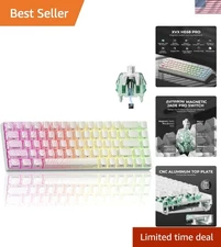 x XVX Rapid Trigger Keyboard 60% Percent,Hall Effect Keyboard with Gateron Ma...