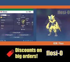 6IV Zeraora Pokemon Legends ZA (Legends Z-A)